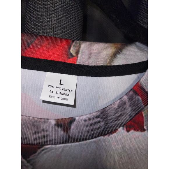 Ugly Christmas Sweater Xmas Sweatshirt Crewneck Size Large Cats - Picture 2 of 3